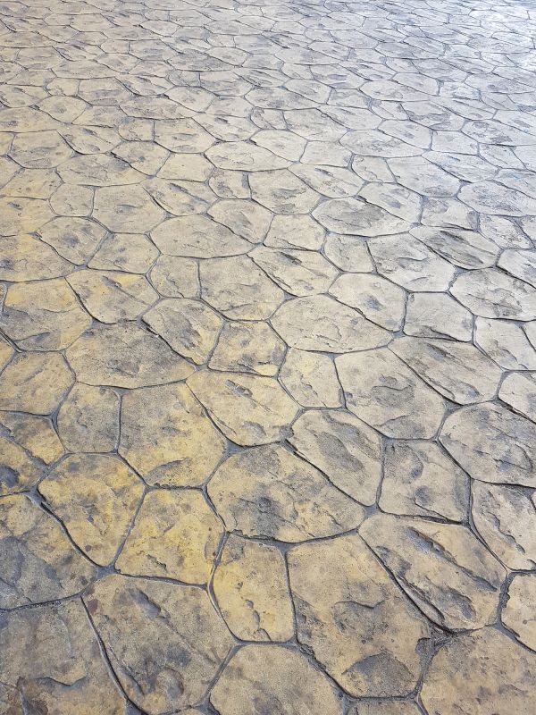 Finished Stamped Concrete
