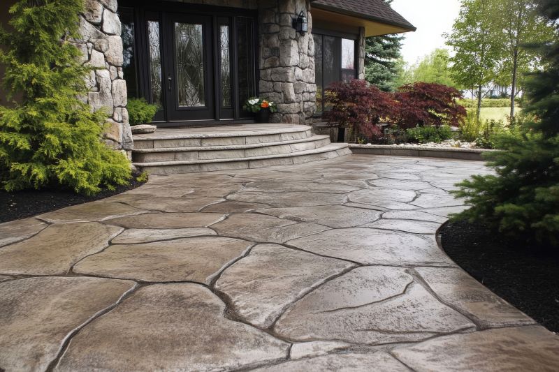 Stamped Concrete Walkways